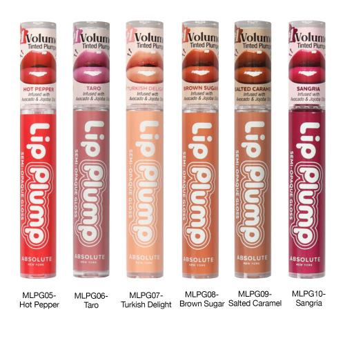 Absolute New York Lip Plump Semi-Opaque Gloss - SamsBeauty