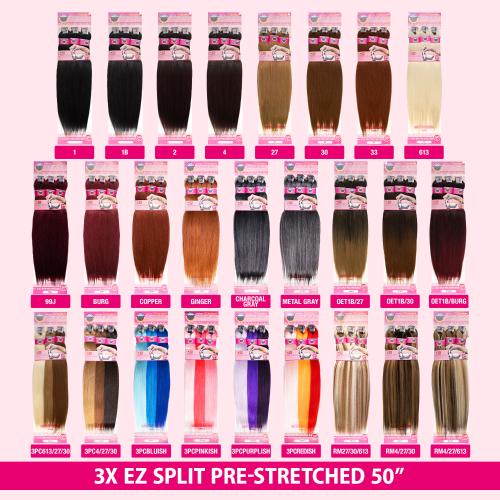 Janet Collection Braids Pre-Sectioned Nala Tress 3X EZ Split Pre
