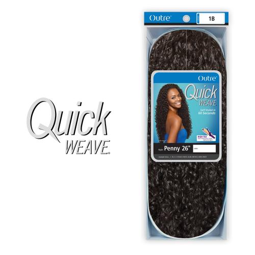 OUTRE Synthetic Hair Half Wig Quick Weave Penny 26