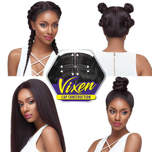 Outre Synthetic Hair Lace Front Wig 4Way Part Swiss X Vixen Blow