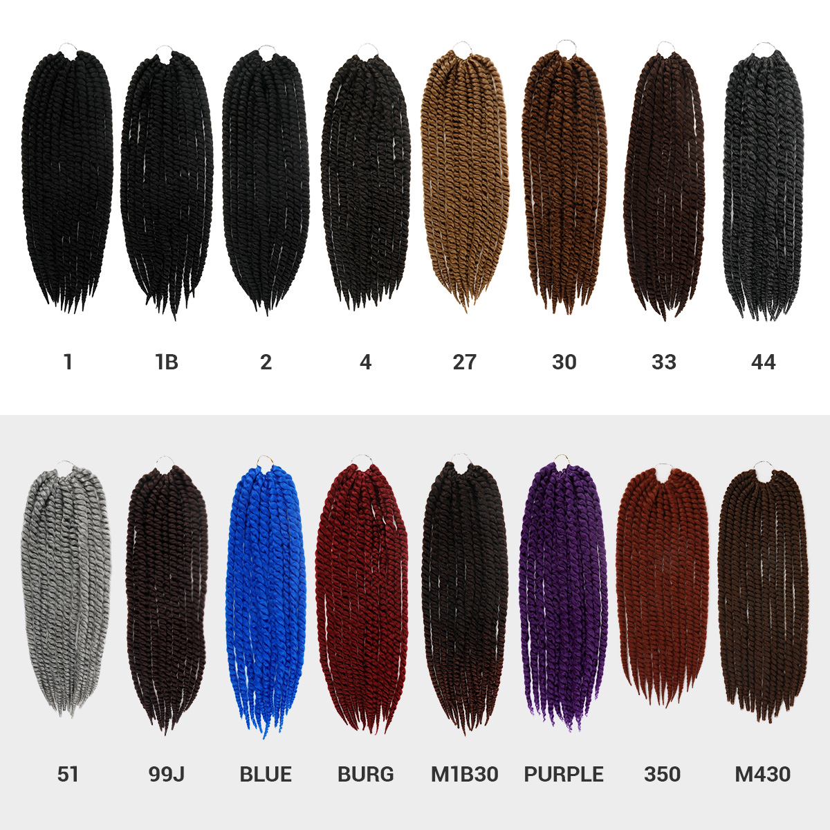 Authentic Synthetic Hair Crochet Braids Double Jumbo Senegalese