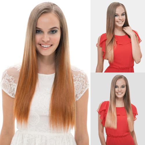 Janet Collection Weave Remy Illusion Clip 7Pcs Straight (18-24