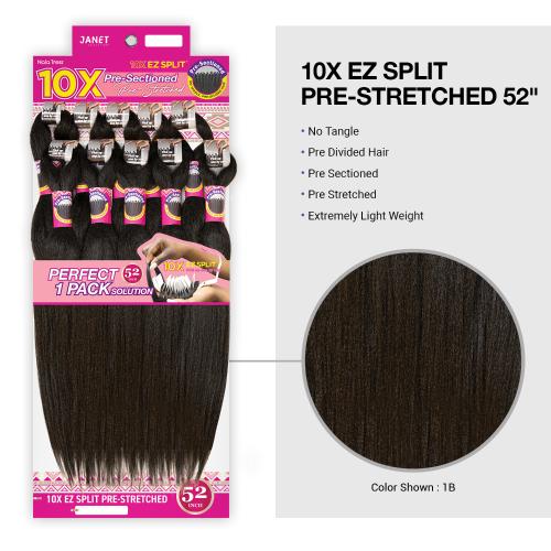 Janet Collection Braids Pre-Sectioned Nala Tress 10X EZ Split Pre