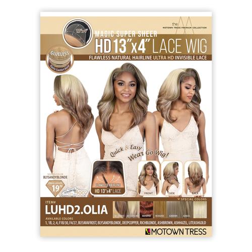 Motown Tress HD Lace Front Wig Glueless 13x4 LUHD2.Olia - SamsBeauty