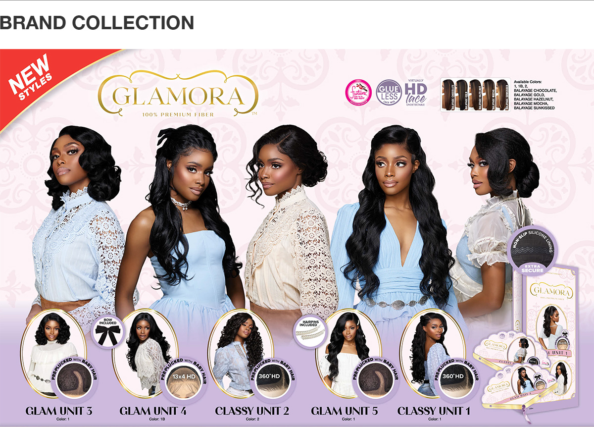 Sensationnel HD Lace Front Wig Glamora Glueless 360 HD Classy Unit