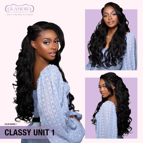 Sensationnel HD Lace Front Wig Glamora Glueless 360 HD Classy Unit