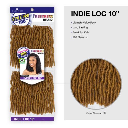 FreeTress Crochet Braids Style Pro 100 Indie Loc 10