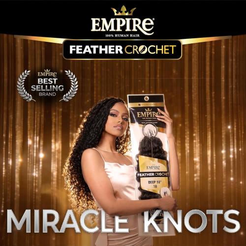 Sensationnel Human Hair Crochet Braids Empire Feather Crochet Body