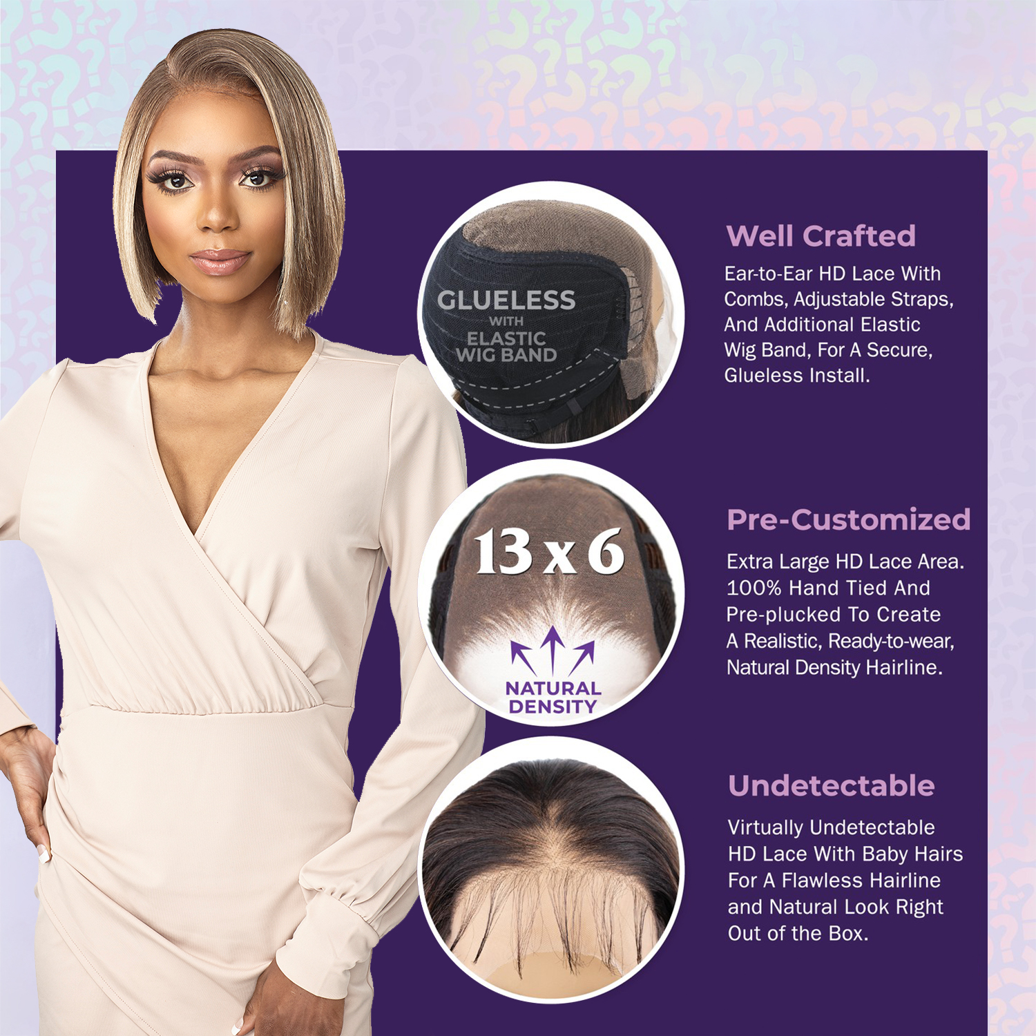 Sensationnel HD Lace Front Wig Cloud 9 What Lace 13X6 Anisha