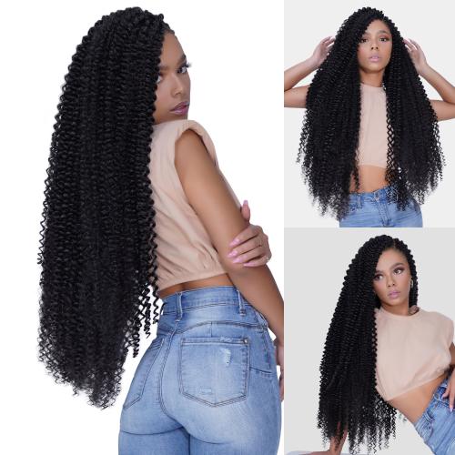 Authentic Synthetic Hair Crochet Braids 6X Value Pack Water Wave