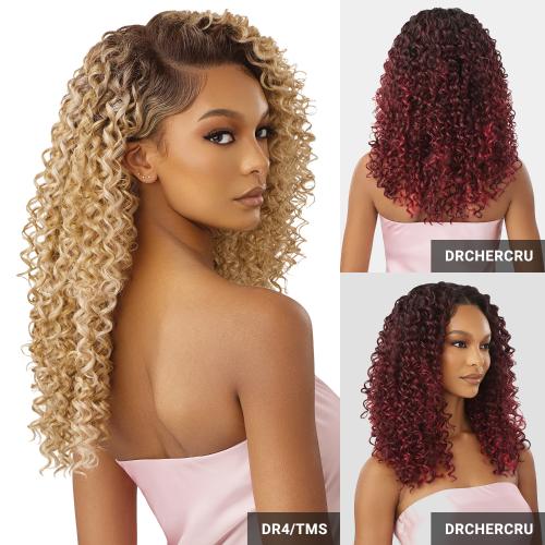 Outre Human Hair Blend HD Lace Front Wig Airtied Glueless Fully