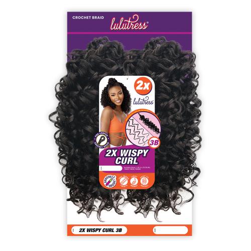 Sensationnel Crochet Braids Lulutress Pre-Looped 2X Wispy Curl