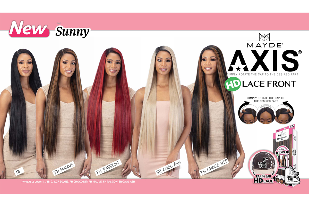 Mayde Beauty HD Lace Front Wig Axis Sunny - SamsBeauty