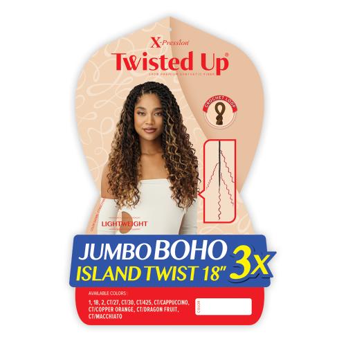 Outre Crochet Braids X-Pression Twisted Up 3X Jumbo Boho Island