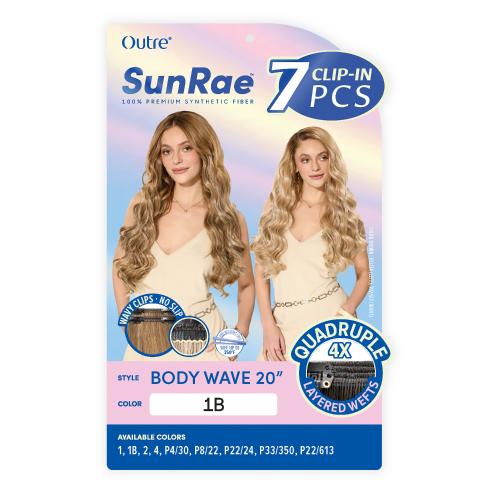 Outre Weave SunRae 7Pcs Clip-In Body Wave 20