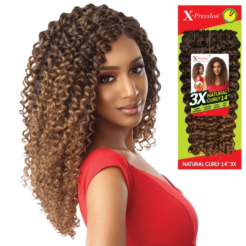 Outre Crochet Braids X-Pression 3X Natural Curly 14